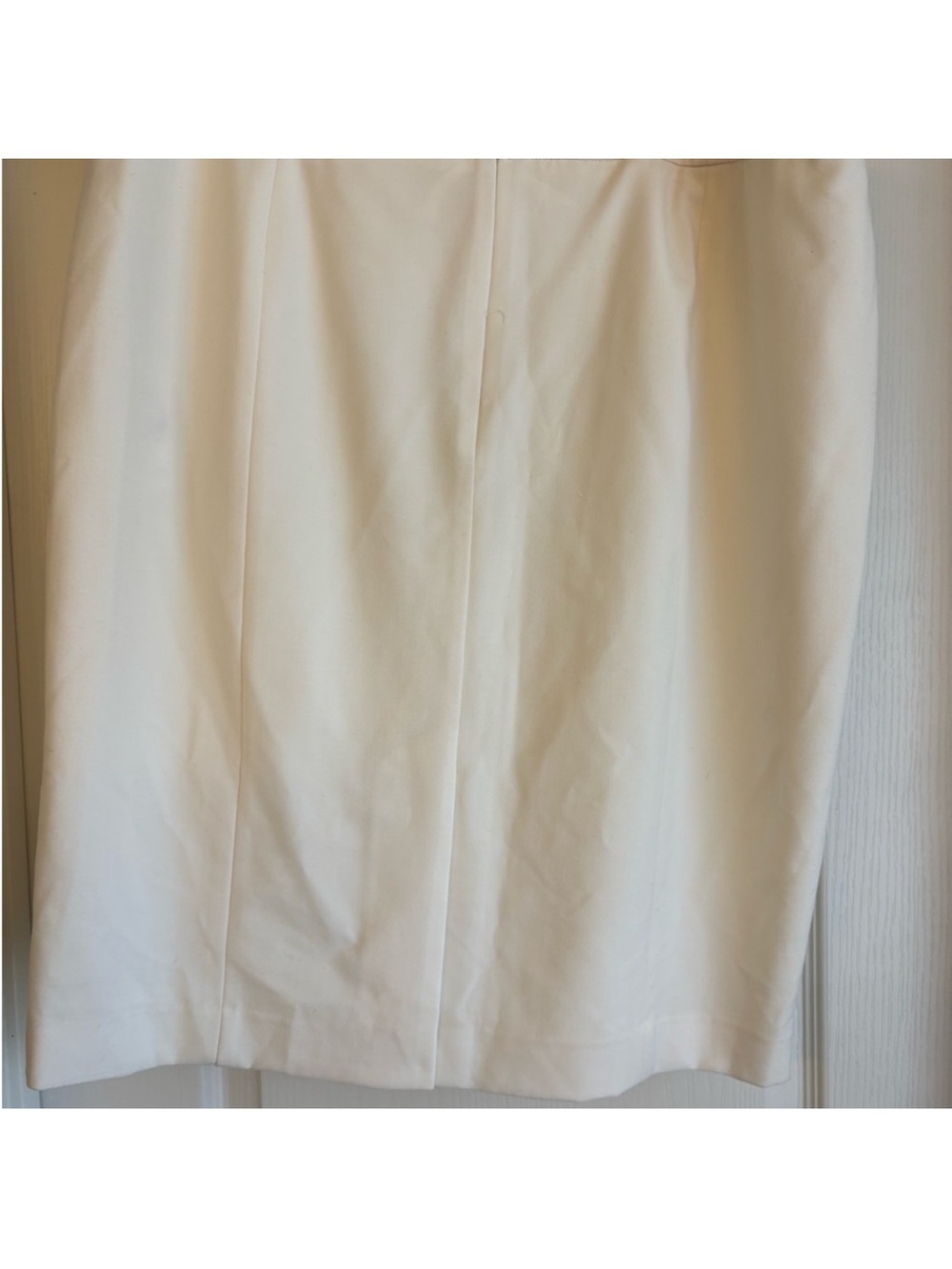Calvin Klein Cream Pencil Skirt - Picture 3 of 3